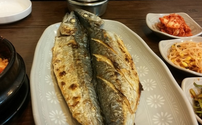 Grilled fish